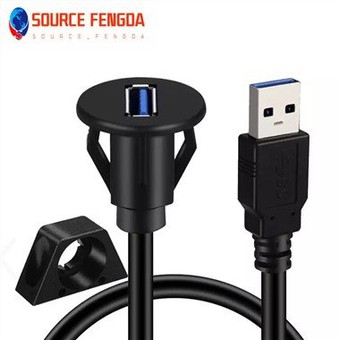 USB3.0 Panel Mount Cable
