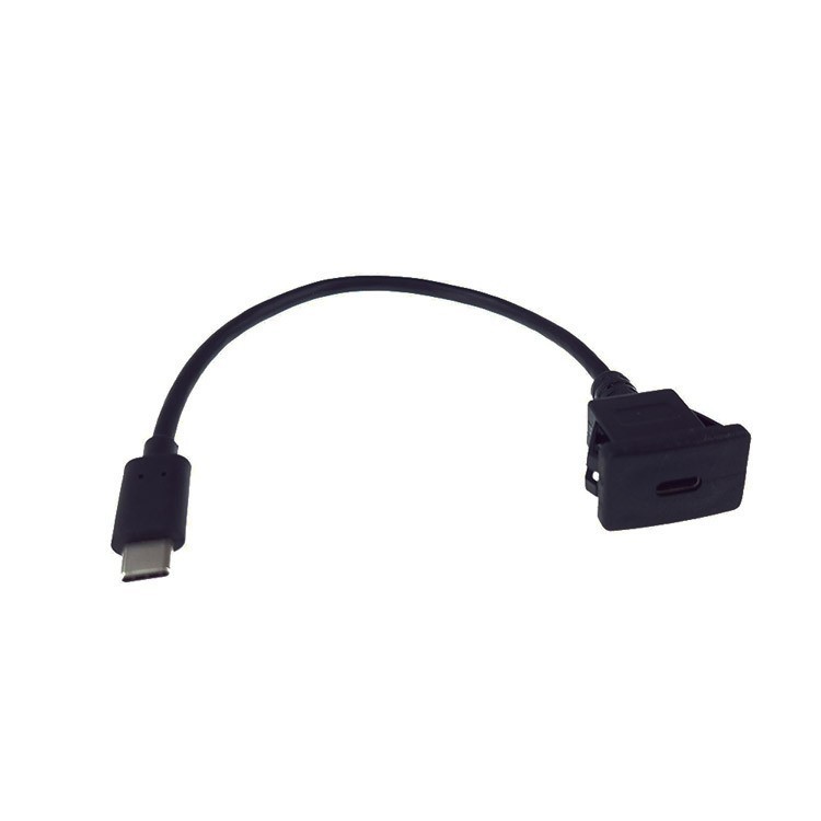 Square Buckle Type-C Data Vehicle Driver Cable